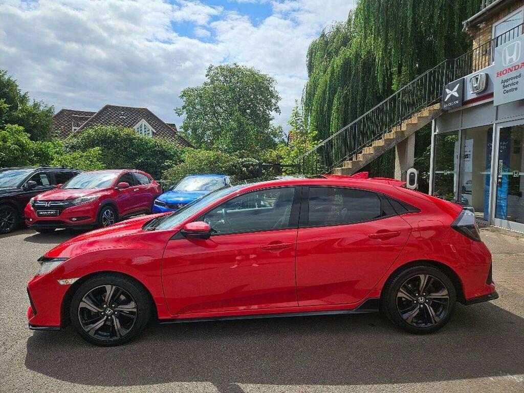 Honda Civic 1.5 Vtec Turbo Sport Plus Cvt Euro 6 S S Red #4