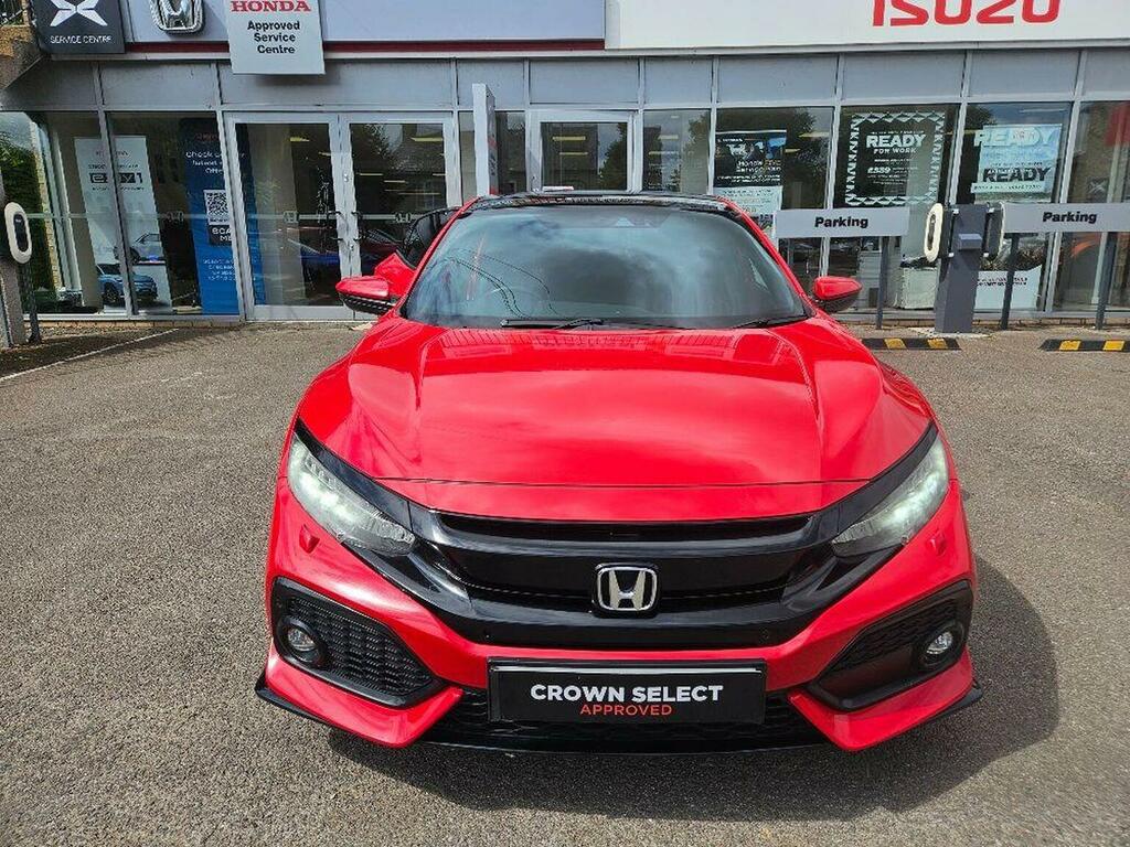 Honda Civic 1.5 Vtec Turbo Sport Plus Cvt Euro 6 S S Red #2