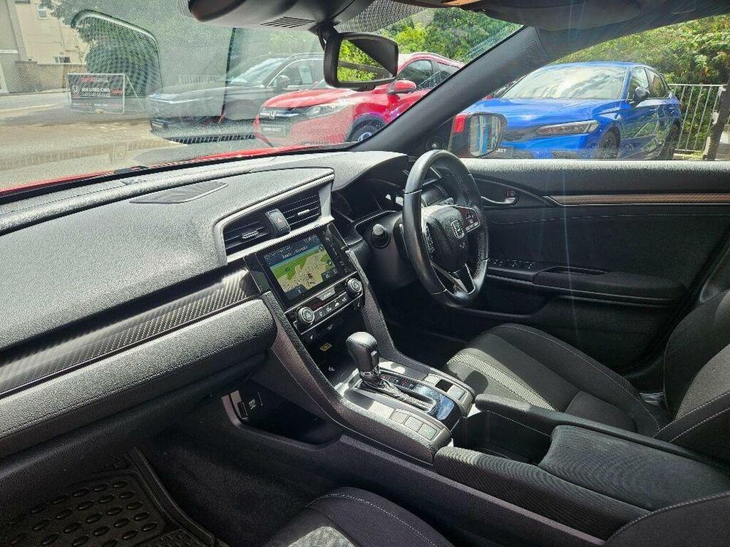 Honda Civic 1.5 Vtec Turbo Sport Plus Cvt Euro 6 S S Red #5