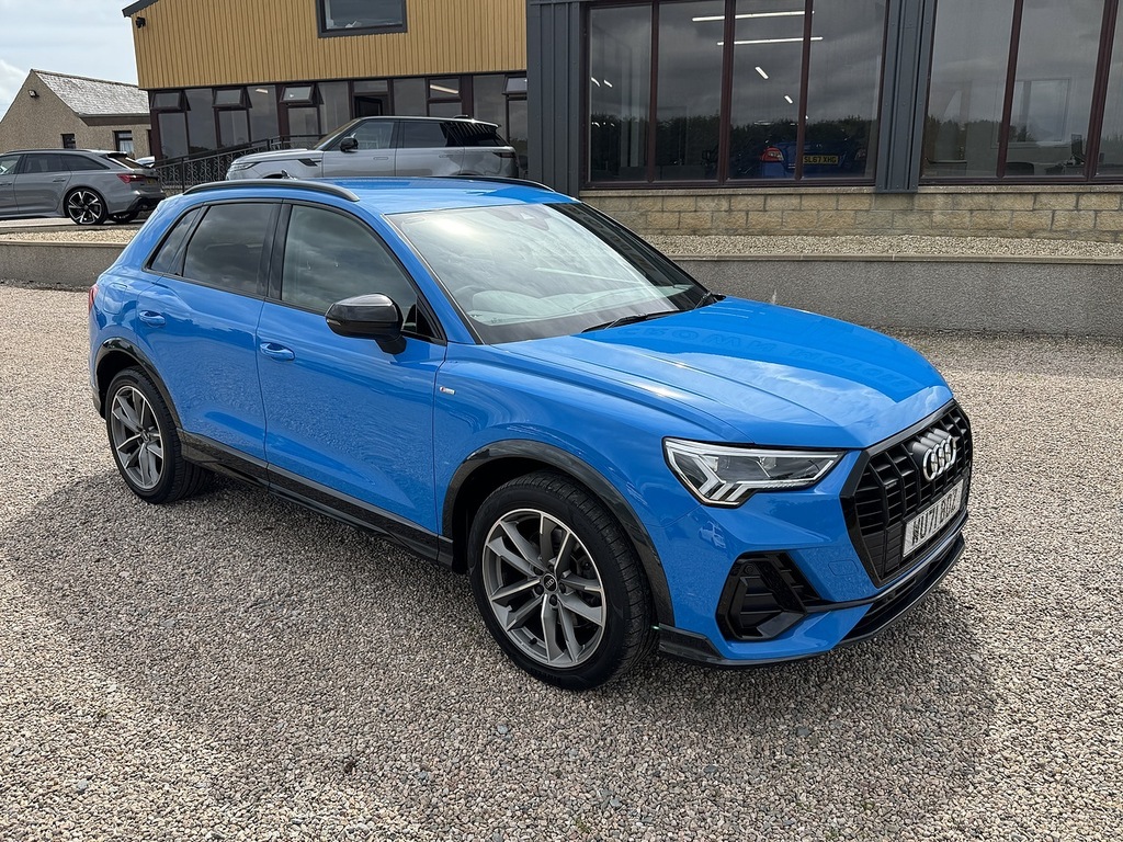 Audi Q3 Q3 S Line Black Edition 40 Tdi Quattro WU71BDZ Blue #2
