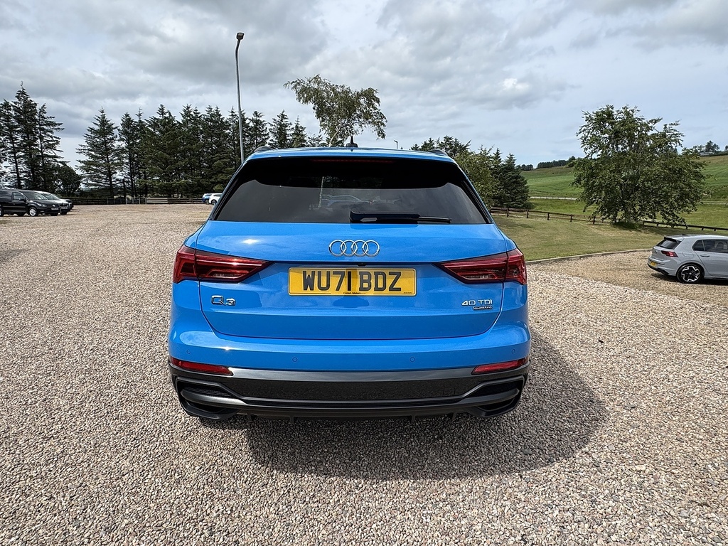 Audi Q3 Q3 S Line Black Edition 40 Tdi Quattro WU71BDZ Blue #6