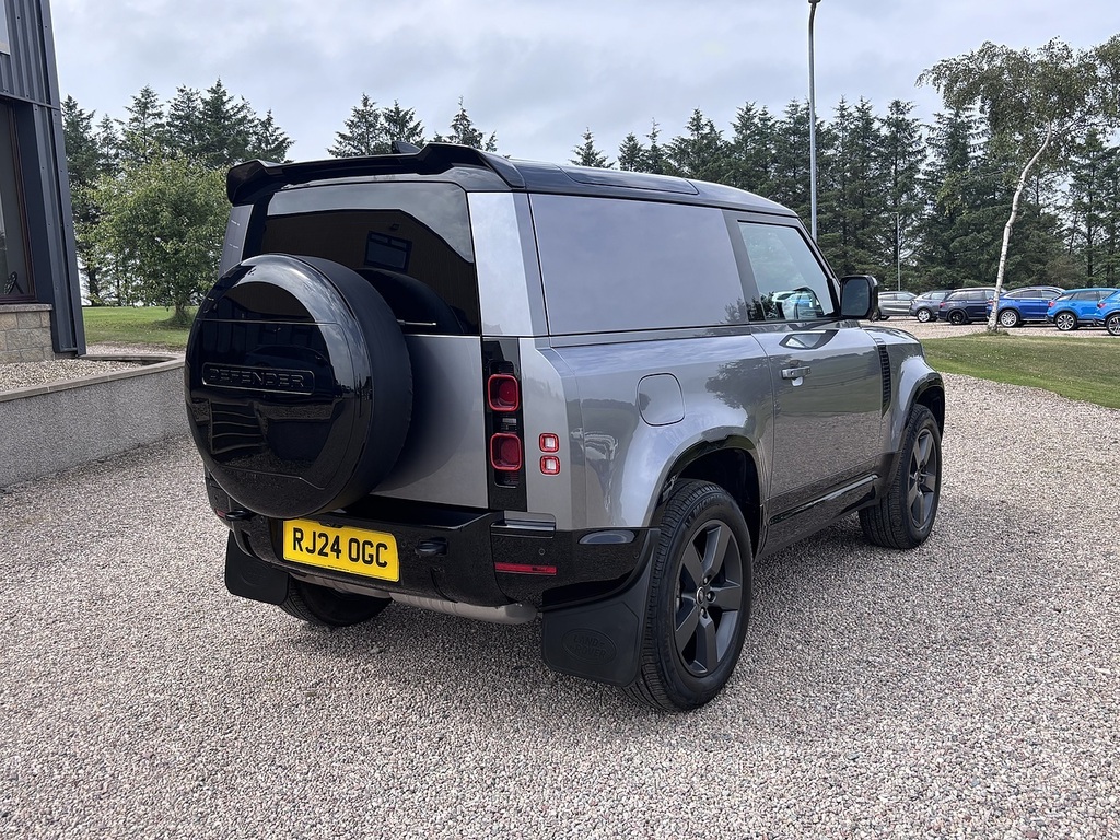 Land Rover Defender 90 Suv RJ24OGC Grey #4
