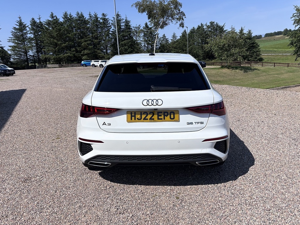 Audi A3 Hatchback HJ22EPO White #5