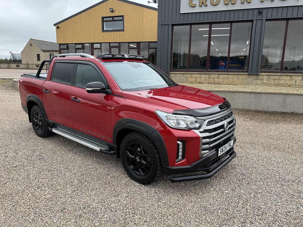 SsangYong Musso Pickup Red #2