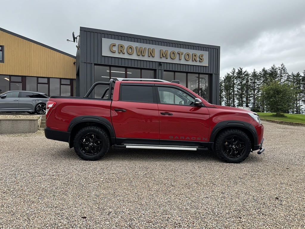 SsangYong Musso Pickup Red #3