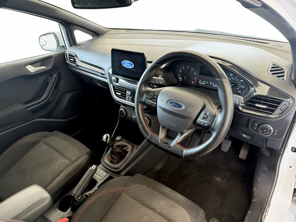 Ford Fiesta 1L St-line Edition LO71JYN White #5