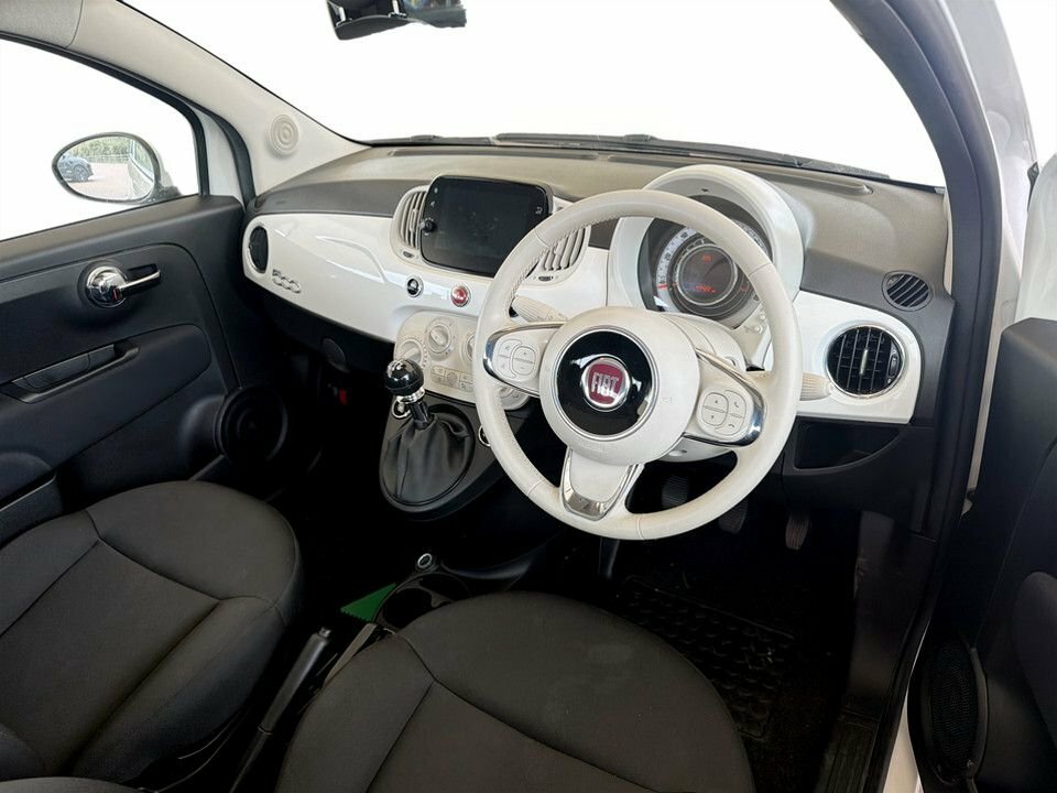 Fiat 500 Hatchback WR73RBX White #5