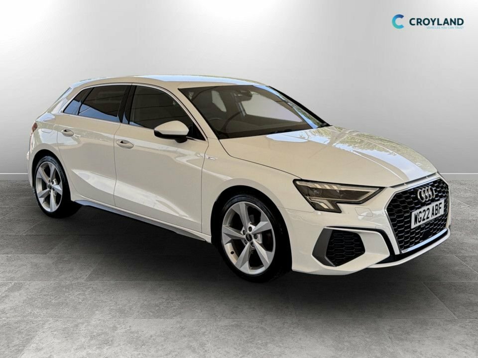 Audi A3 2L S Line WG22ABF White