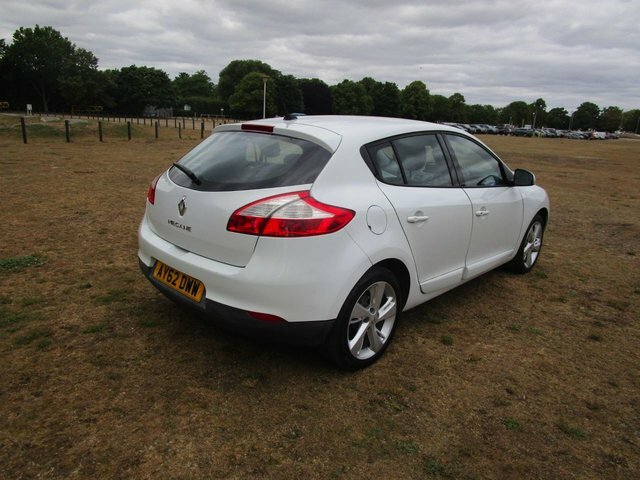 Renault Megane Hatchback White #2