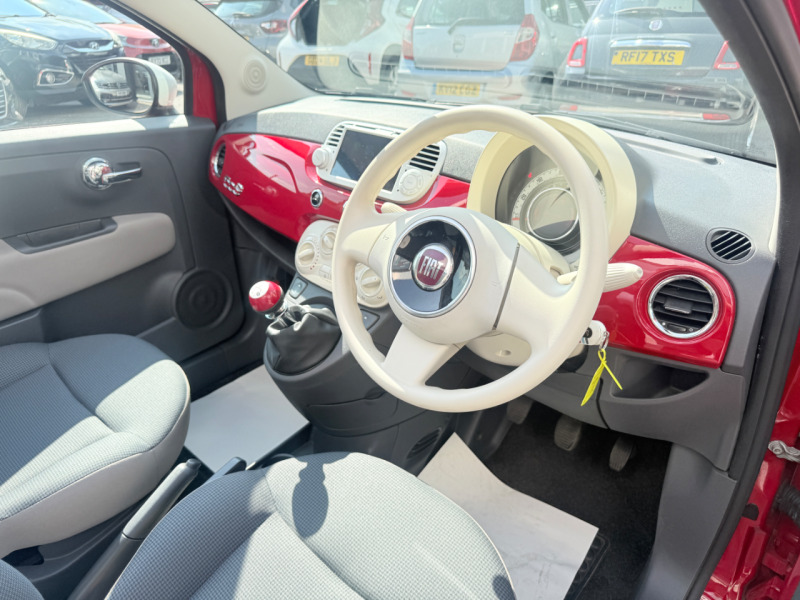 Fiat 500 1.2 Colour Therapy - Air Con - Bluetooth - Pow Red #6