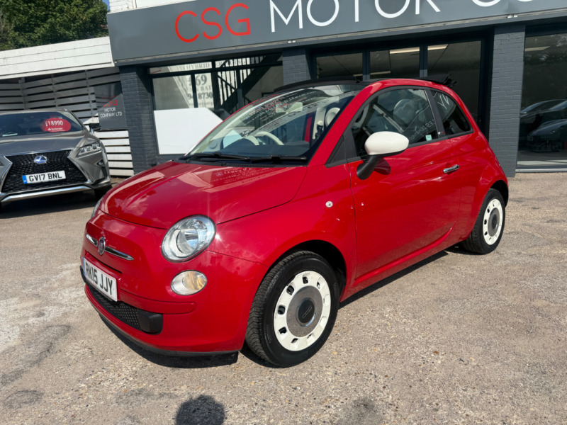 Fiat 500 1.2 Colour Therapy - Air Con - Bluetooth - Pow Red