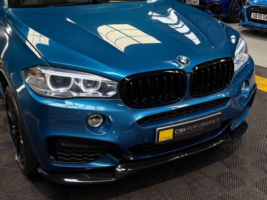BMW X6 Xdrive40d M Sport White #13