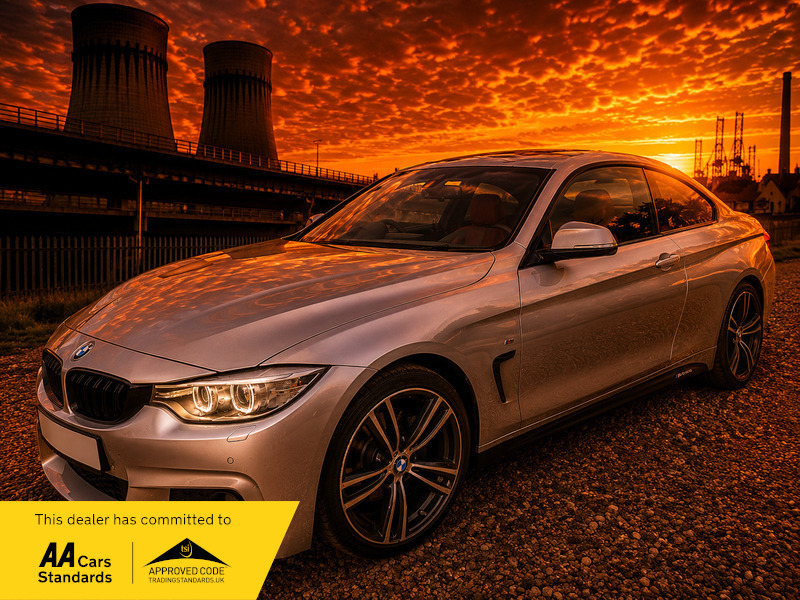 BMW 4 Series 420D M Sport Silver