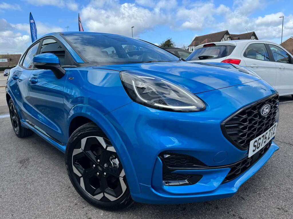 Ford Puma 1.0 Ecoboost Hybrid Mhev St-line X SG75ZTZ Blue #4