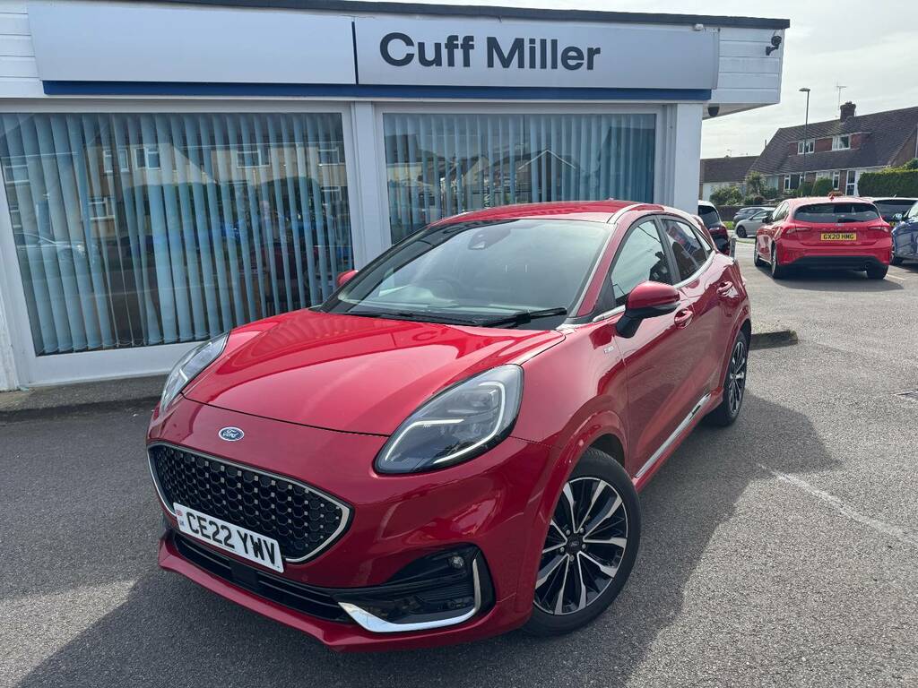 Ford Puma 1.0 Ecoboost Hybr Mhev 155 St-line Vignale Dct Red