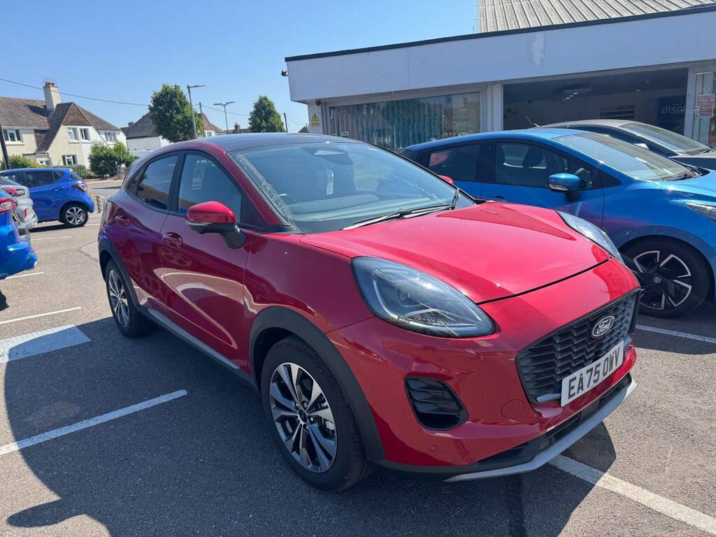 Ford Puma 1.0 Ecoboost Hybrid Mhev Titanium Dct Red