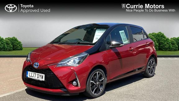 Toyota Yaris Red Bitone Hybrid Red #3