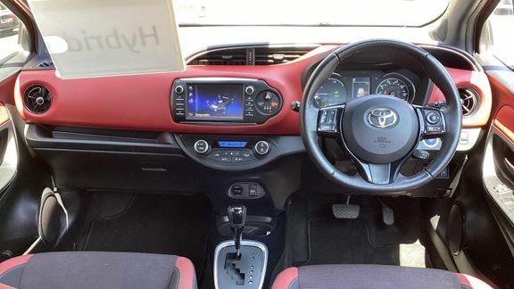 Toyota Yaris Red Bitone Hybrid Red #6