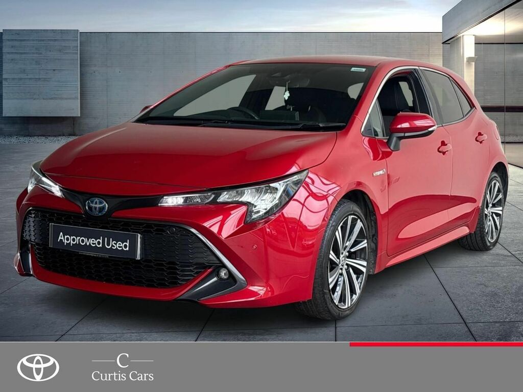 Toyota Corolla 1.8 Vvt-h Design Cvt Euro 6 Ss Red #4