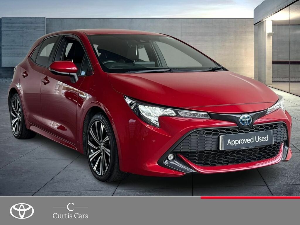 Toyota Corolla 1.8 Vvt-h Design Cvt Euro 6 Ss Red