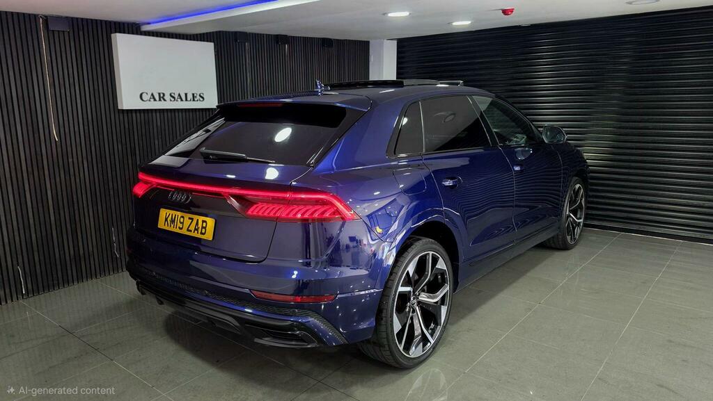 Audi Q8 S Line Blue #5