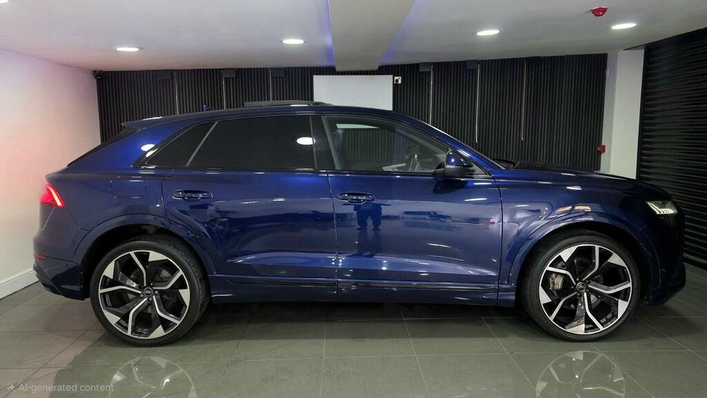 Audi Q8 S Line Blue #3