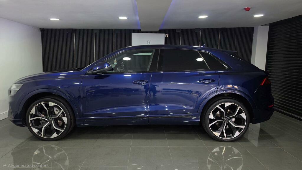 Audi Q8 S Line Blue #4