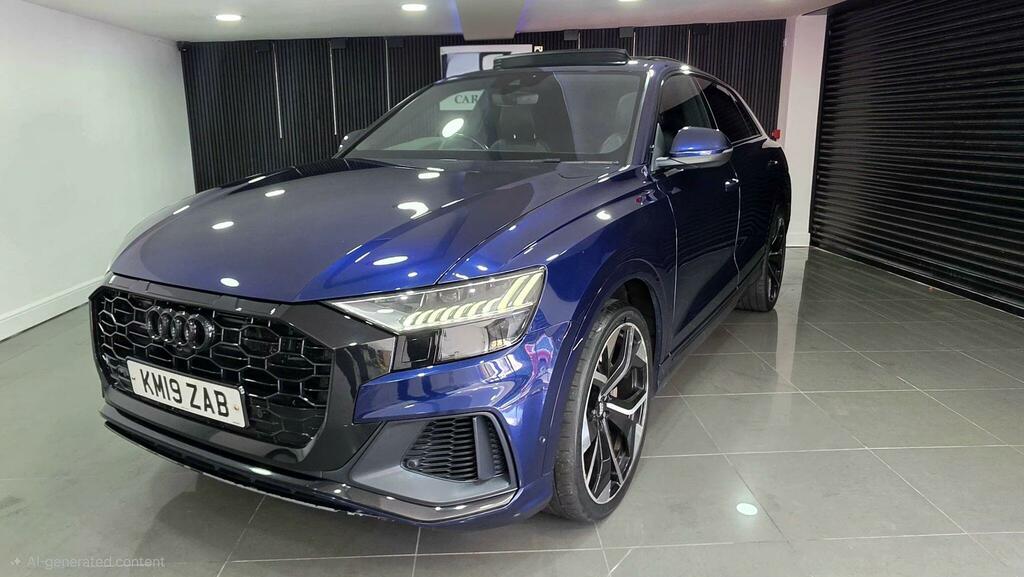 Audi Q8 S Line Blue #2