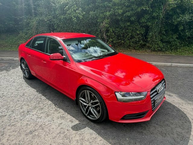 Audi A4 Tdi Se Technik Saloon Red #3