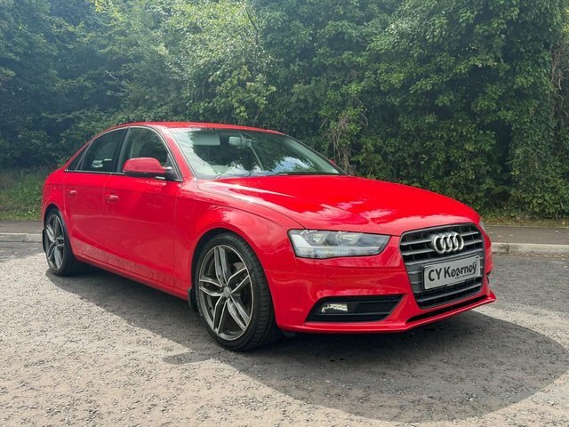 Audi A4 Tdi Se Technik Saloon Red #2