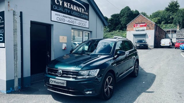 Volkswagen Tiguan Tdi Se Navigation Suv Green