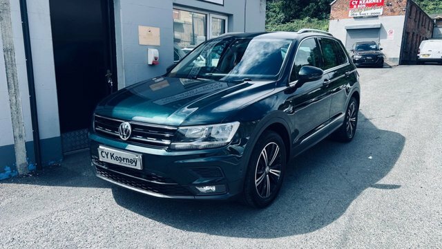 Volkswagen Tiguan Tdi Se Navigation Suv Green #2