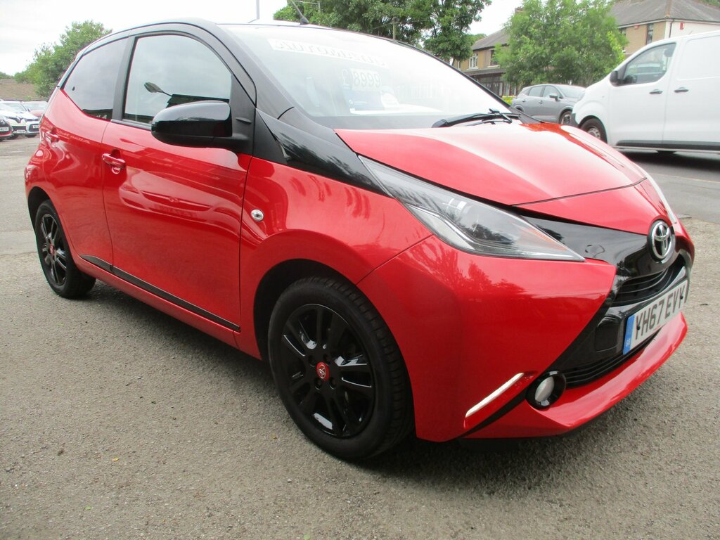 Toyota Aygo 1.0 Vvt-i X-cite 4 Red Bi-tone Hatchback Petro YH67EVY Red #5