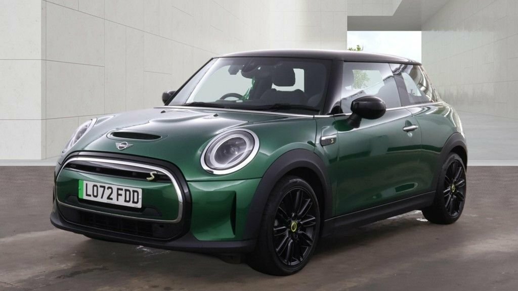 Mini Electric Hatchback Green #2