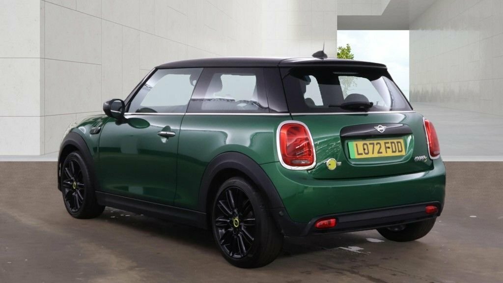 Mini Electric Hatchback Green #3