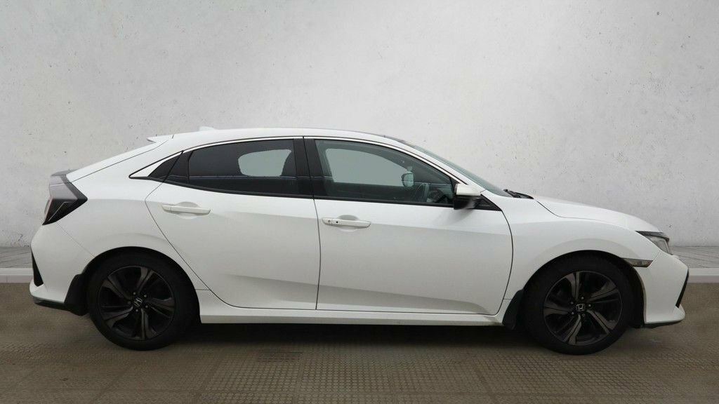 Honda Civic 1L Ex White #4