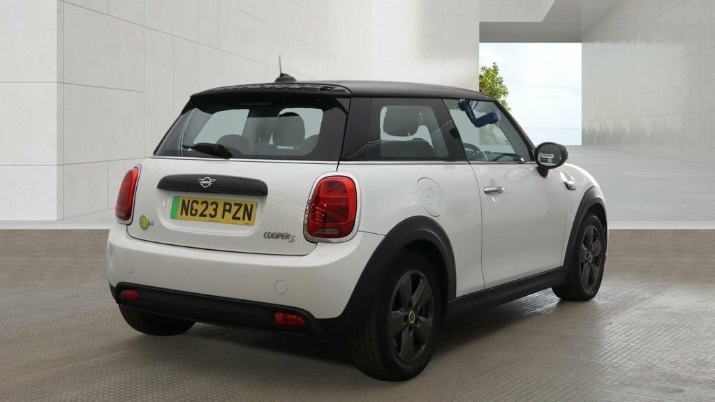 Mini Electric Hatchback White #4