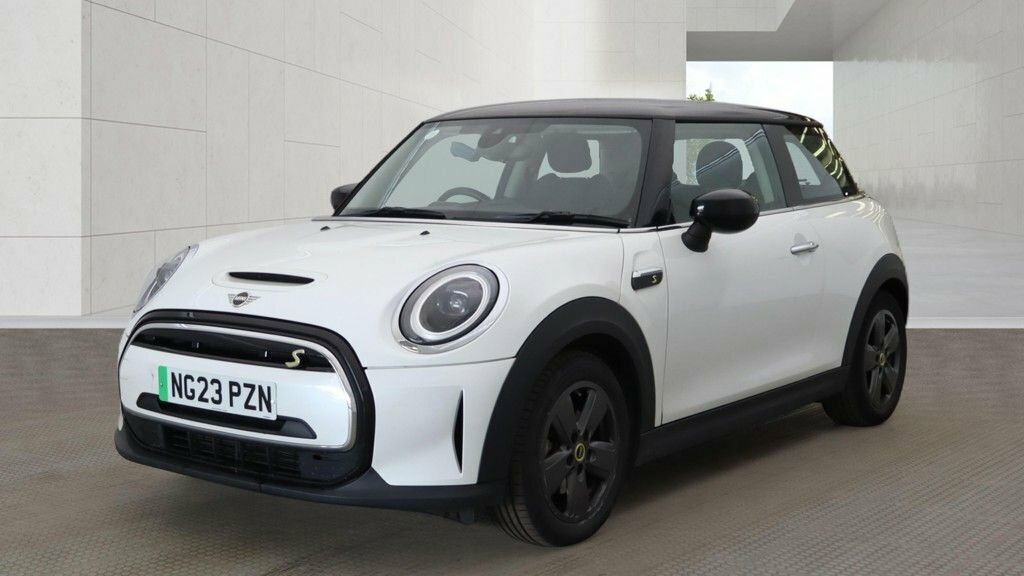 Mini Electric Hatchback White #2
