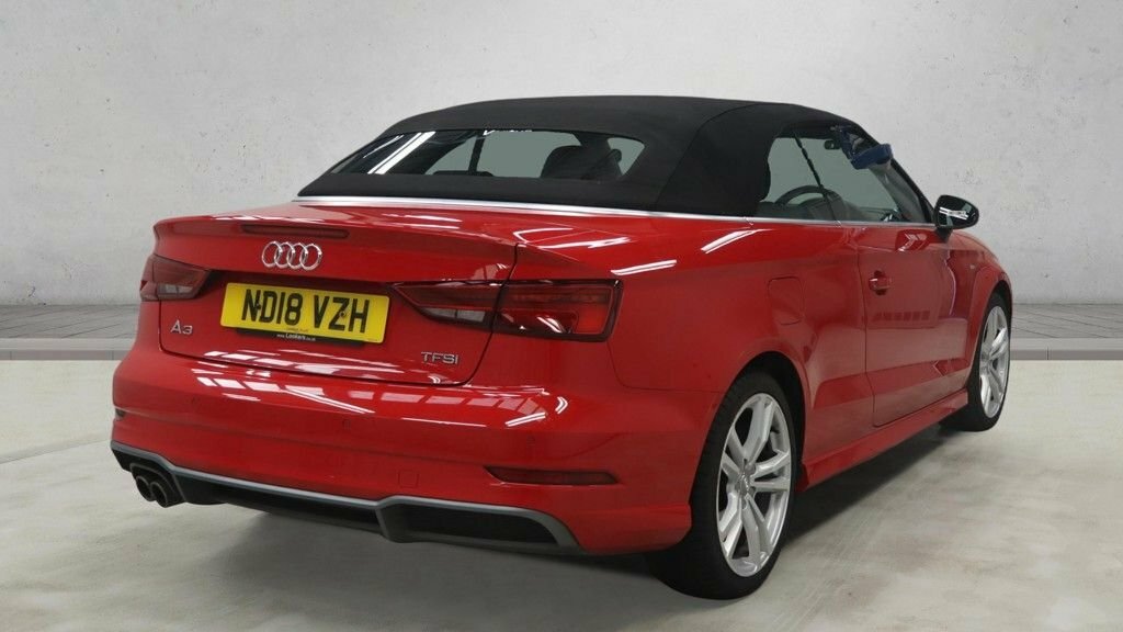 Audi A3 Cabriolet 1.5L S Line Red #3