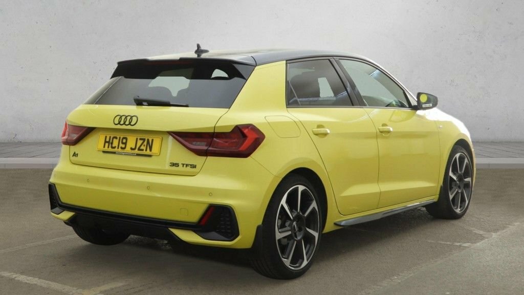 Audi A1 1.5L S Line Contrast Edition HC19JZN Yellow #4
