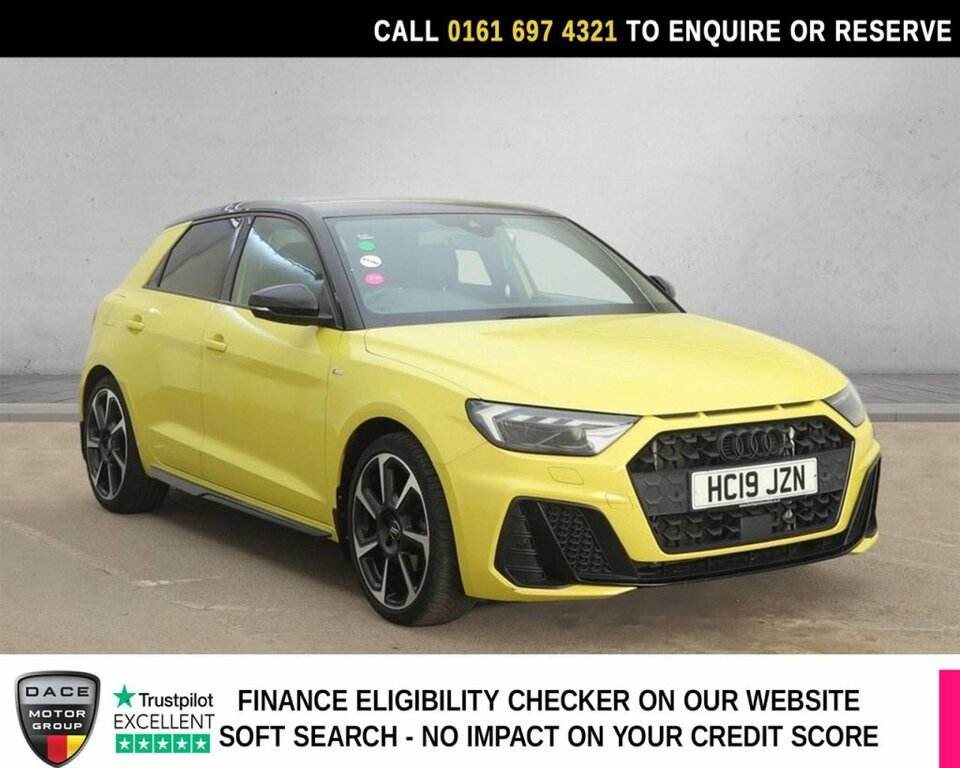 Audi A1 1.5L S Line Contrast Edition HC19JZN Yellow
