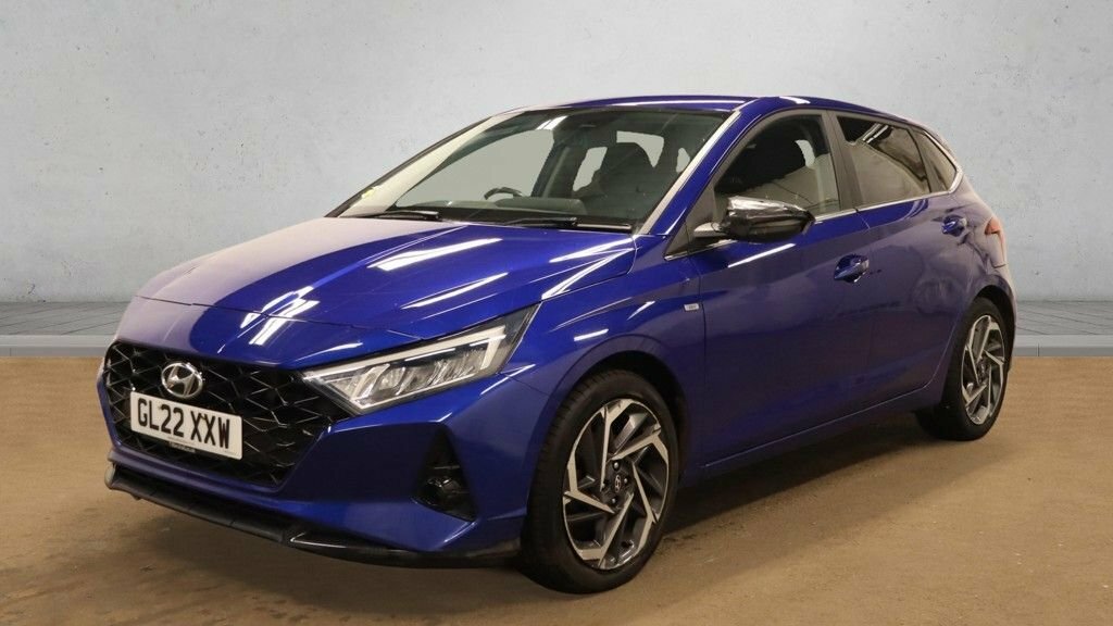 Hyundai I20 1L Premium Blue #3