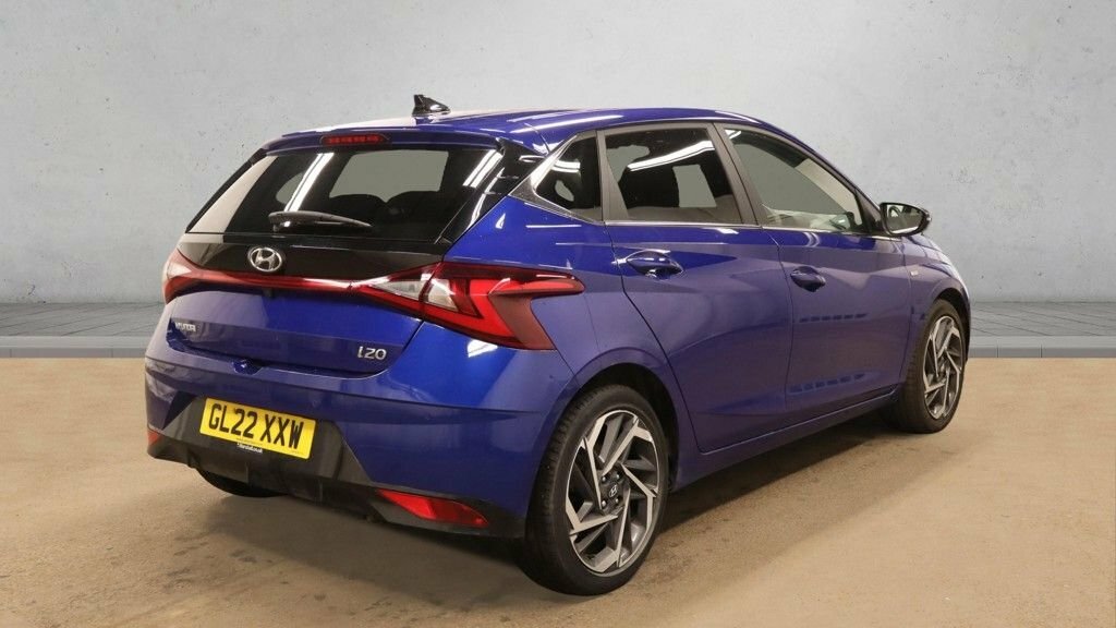 Hyundai I20 1L Premium Blue #5