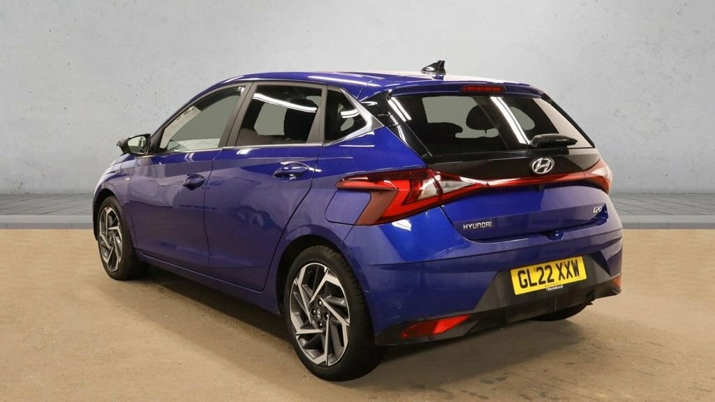 Hyundai I20 1L Premium Blue #4