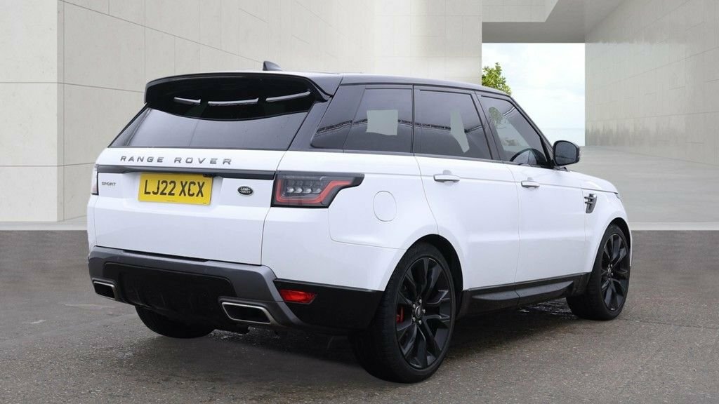 Land Rover Range Rover Sport 3L Hse Silver LJ22XCX White #5