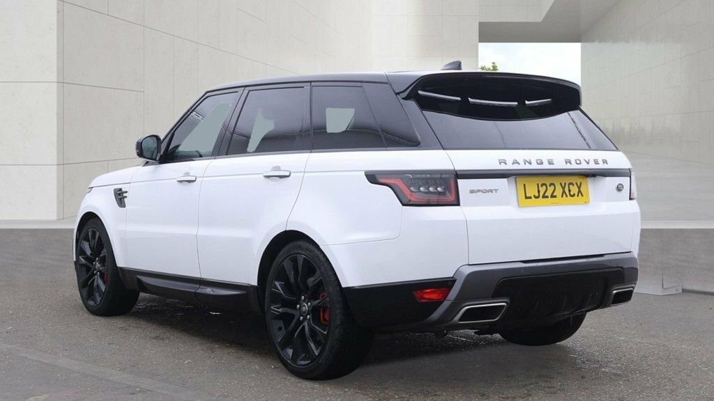 Land Rover Range Rover Sport 3L Hse Silver LJ22XCX White #4