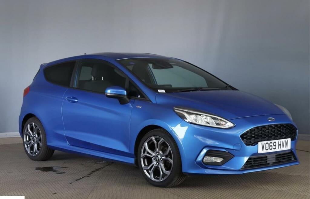 Ford Fiesta 1.0T Ecoboost Gpf St-line Hatchback Man Blue