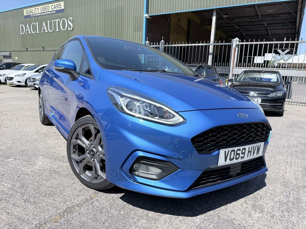 Ford Fiesta 1.0T Ecoboost Gpf St-line Hatchback Man Blue