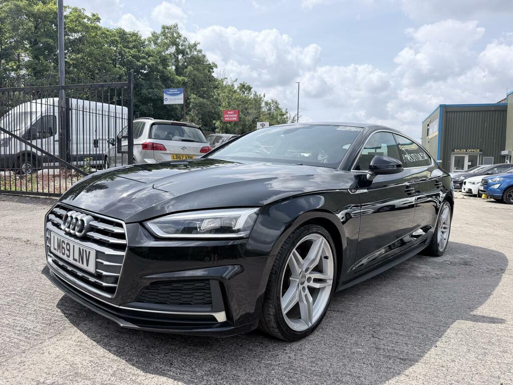 Audi A5 2.0 Tfsi 35 S Line Sportback S Tronic E LM69LNV Black #2