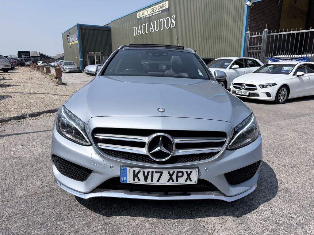 Mercedes-Benz C Class 2.1 C250d Amg Line Premium Plus Estate Diese KV17XPX Silver #2